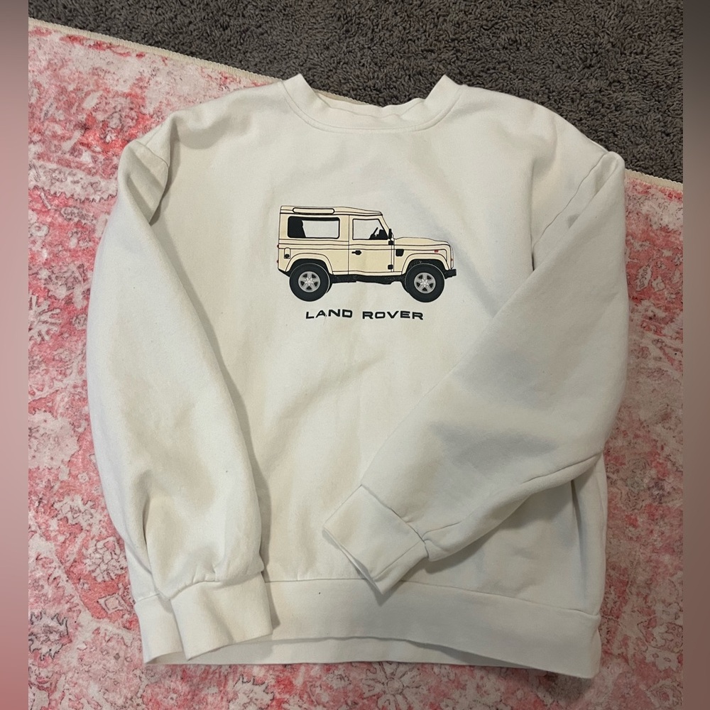 Land Rover white crew neck pacsun